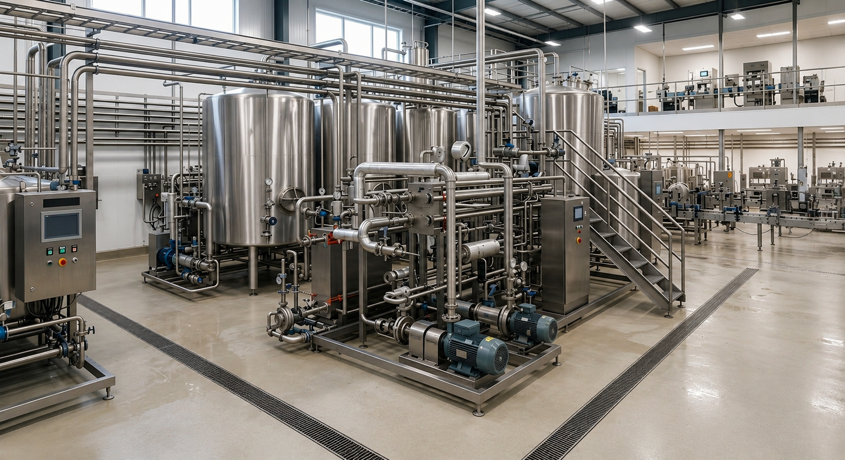 Actual industrial processing site