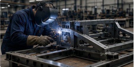 Precision steel fabrication and welding